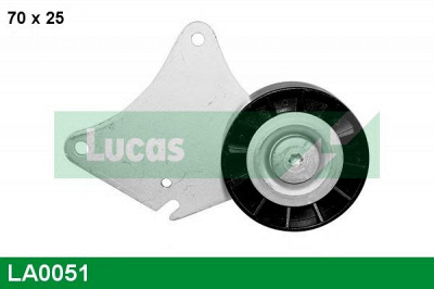 LUCAS ENGINE DRIVE la0051 -  Паразитный / ведущий ролик, поликлиновой ремень
